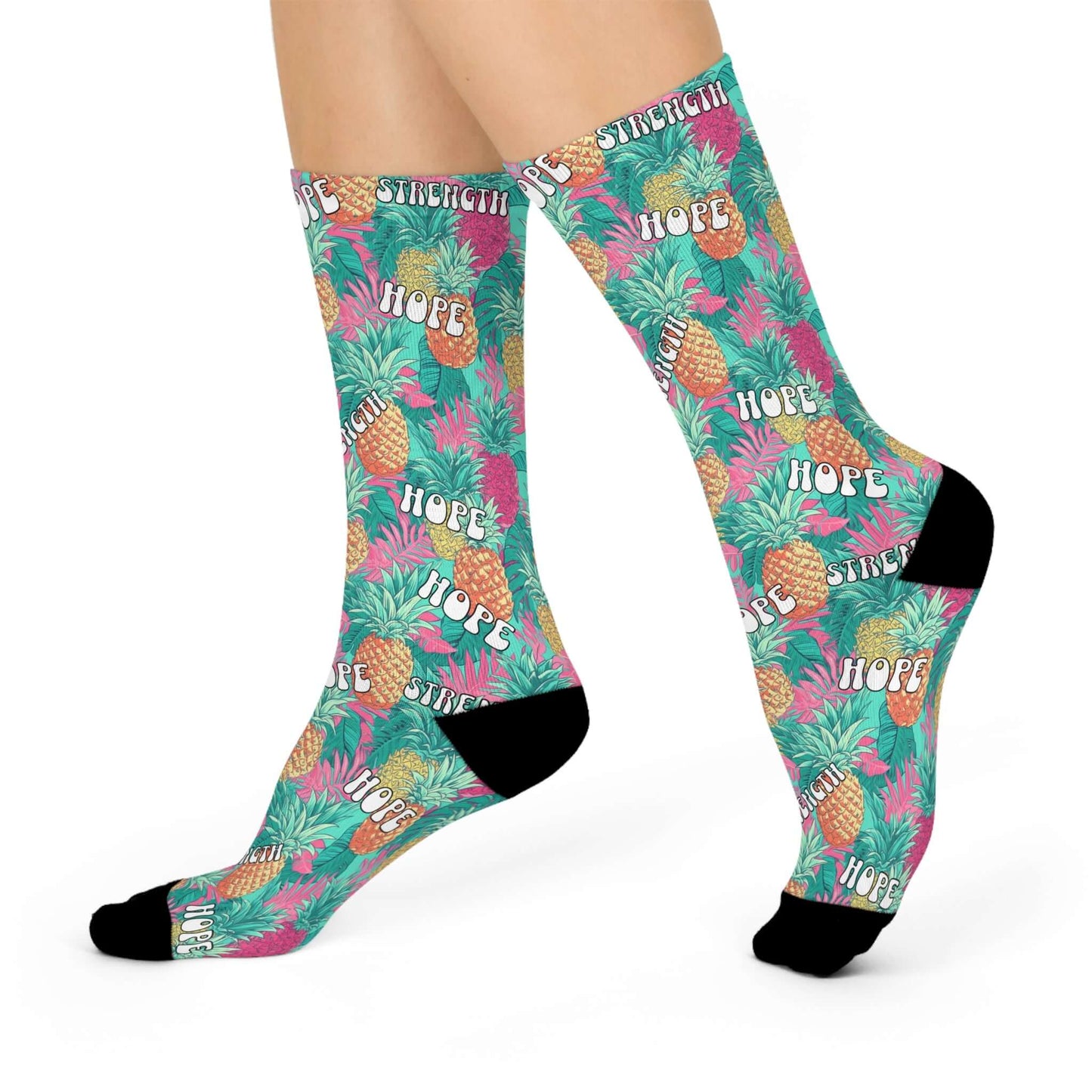 IVF Pineapple Cushioned Crew Socks