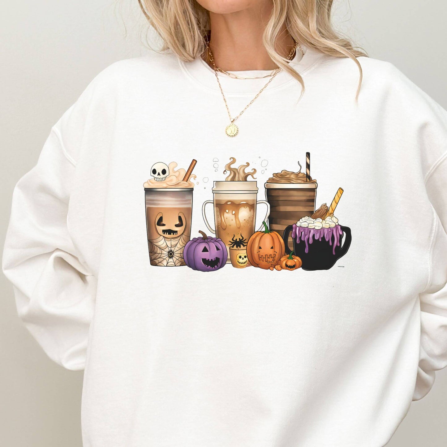 🎃☕ Spooky Fall Coffee Mugs_Coffee Lover Sweatshirt by Keystonemama