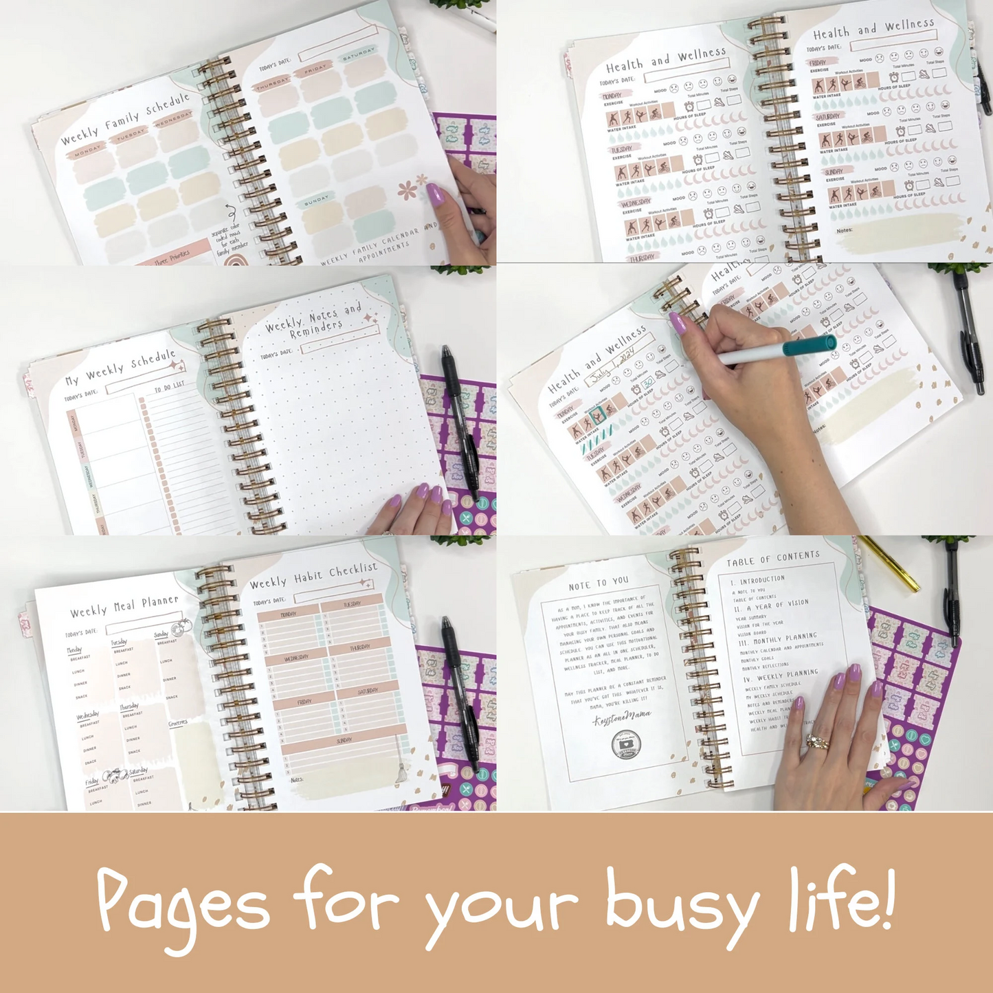 Busy Mama Weekly Planner