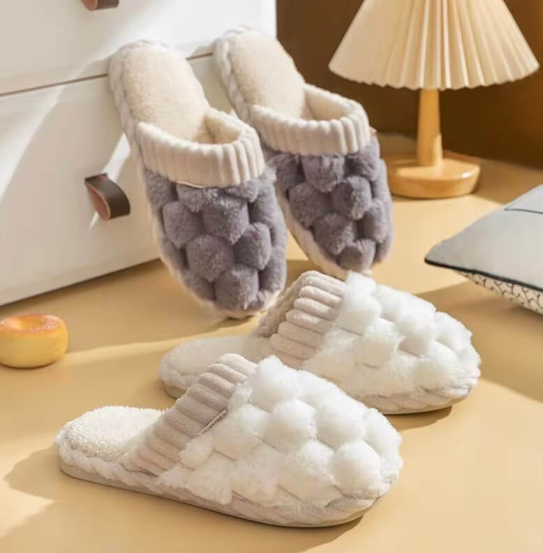 ☁️👣 Cutest Cloud-like Soft Plush Slippers