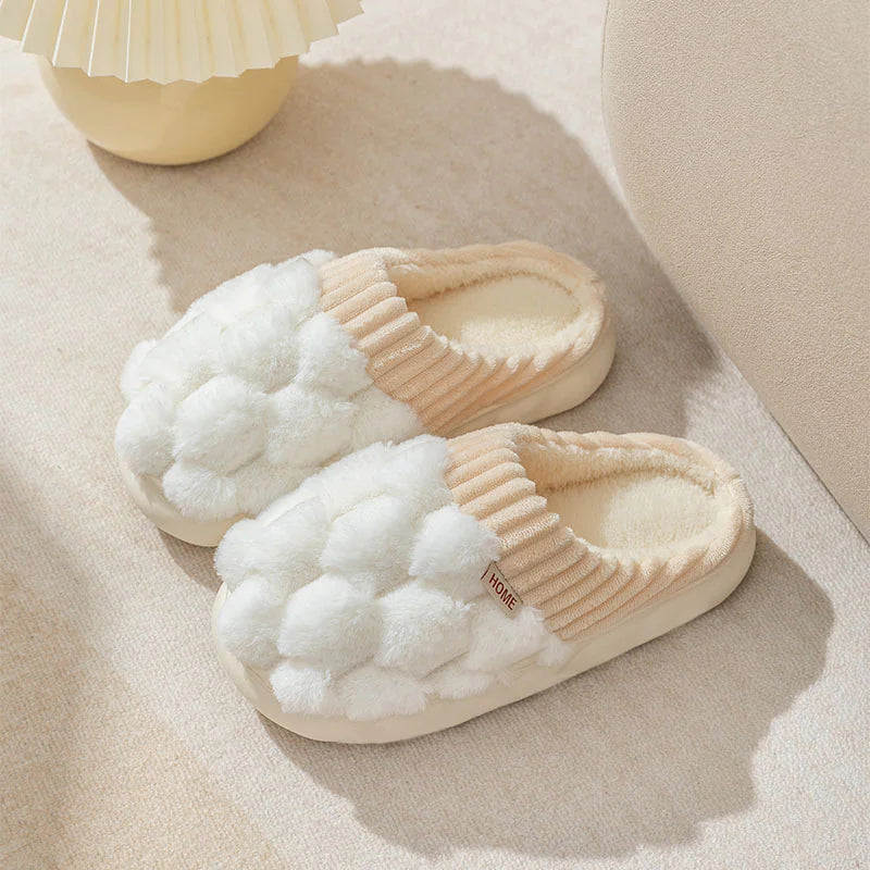 ☁️👣 Cutest Cloud-like Soft Plush Slippers